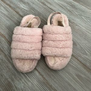 Ugg Fluff Yeah Shearling Slingback Slippers